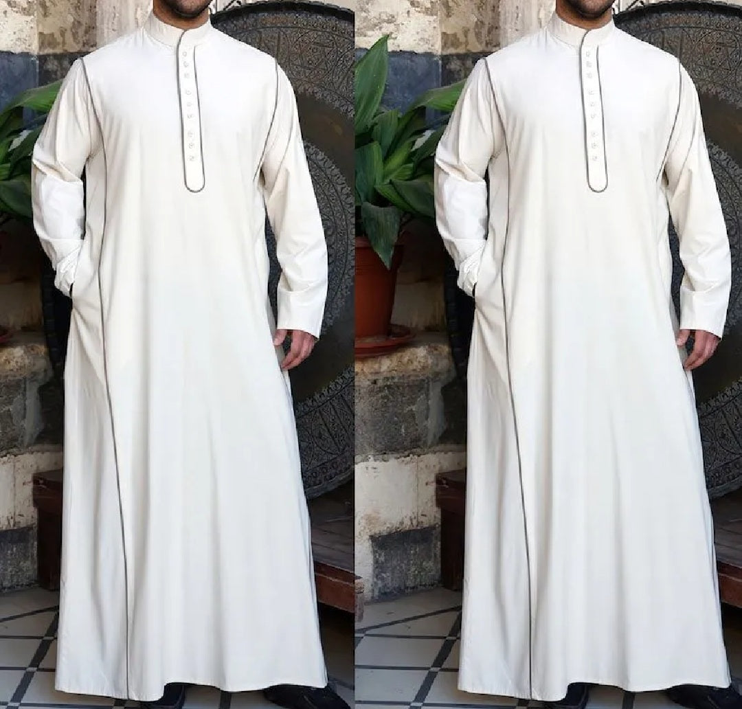 Premium Arabic Jubba for Men | Elegant Islamic Wear for Hajj, Umrah, Daily Prayers & Formal Occasions
