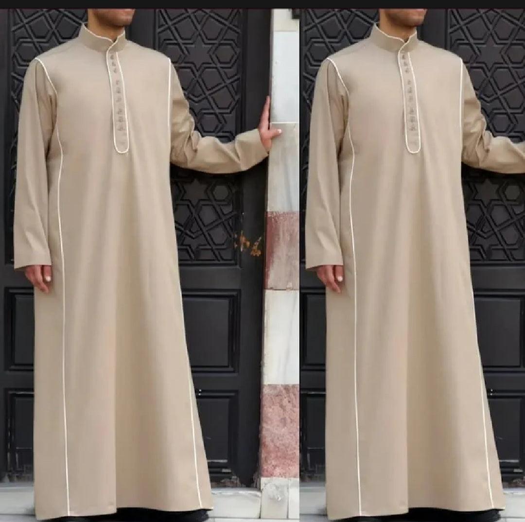 Premium Arabic Jubba for Men | Elegant Islamic Wear for Hajj, Umrah, Daily Prayers & Formal Occasions